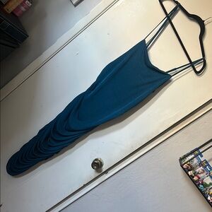 SHEIN Teal Midi Dress